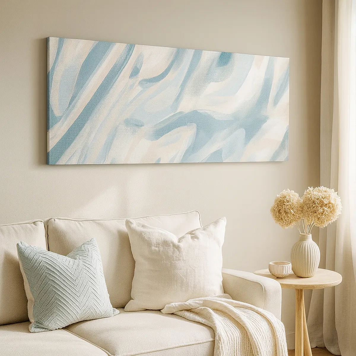 Bild auf Leinwand - Leinwandbild - Frühlingsbrisen - 30x30 cm