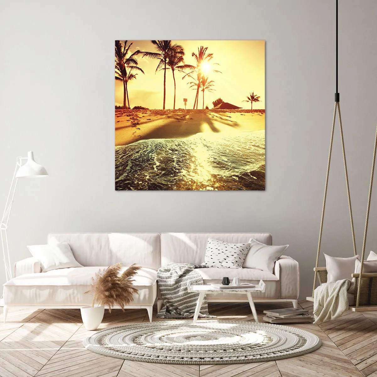 Bild auf Leinwand - Leinwandbild - Kalifornien am Nachmittag - 50x50 cm