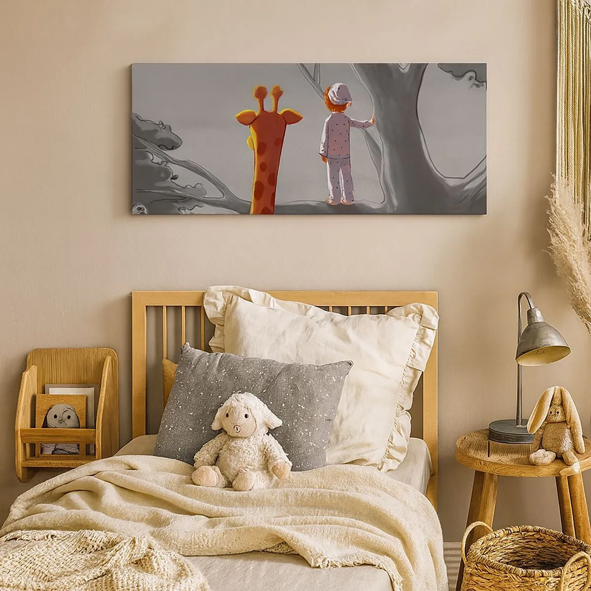 Bild auf Leinwand - Leinwandbild - Das passiert wirklich - 100x40 cm