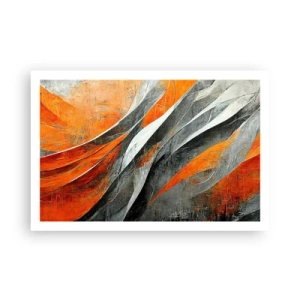 Poster - Hitze und Kälte - 91x61 cm