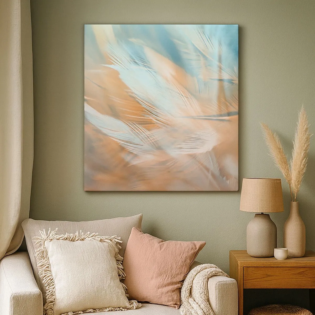 Bild auf Leinwand - Leinwandbild - Im Land der Sanftmut - 30x30 cm