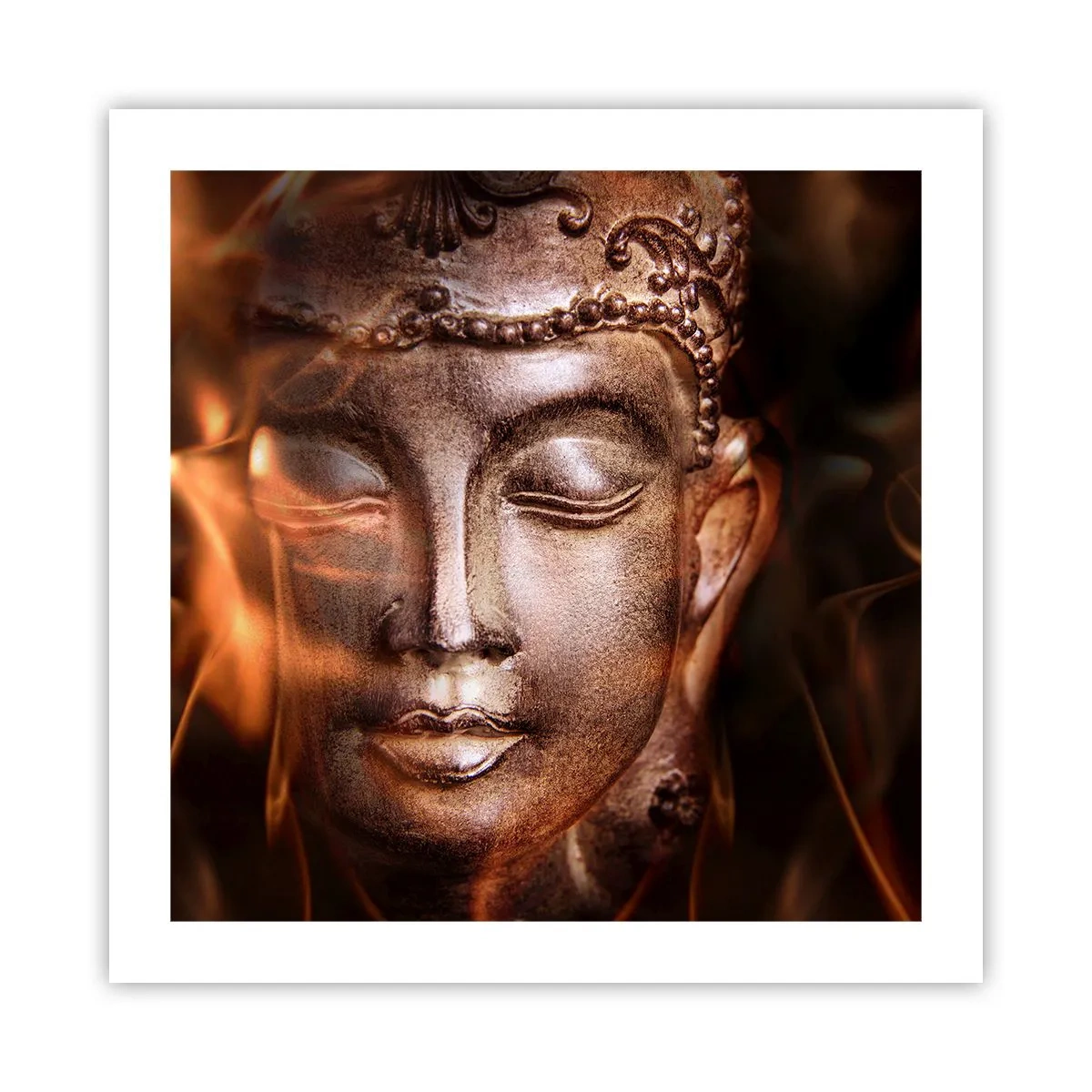 Poster - Es existiert nur hier und jetzt - 50x50 cm