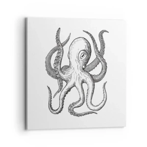 Bild auf Leinwand - Leinwandbild - Mit den Wellen tanzen - 70x70 cm