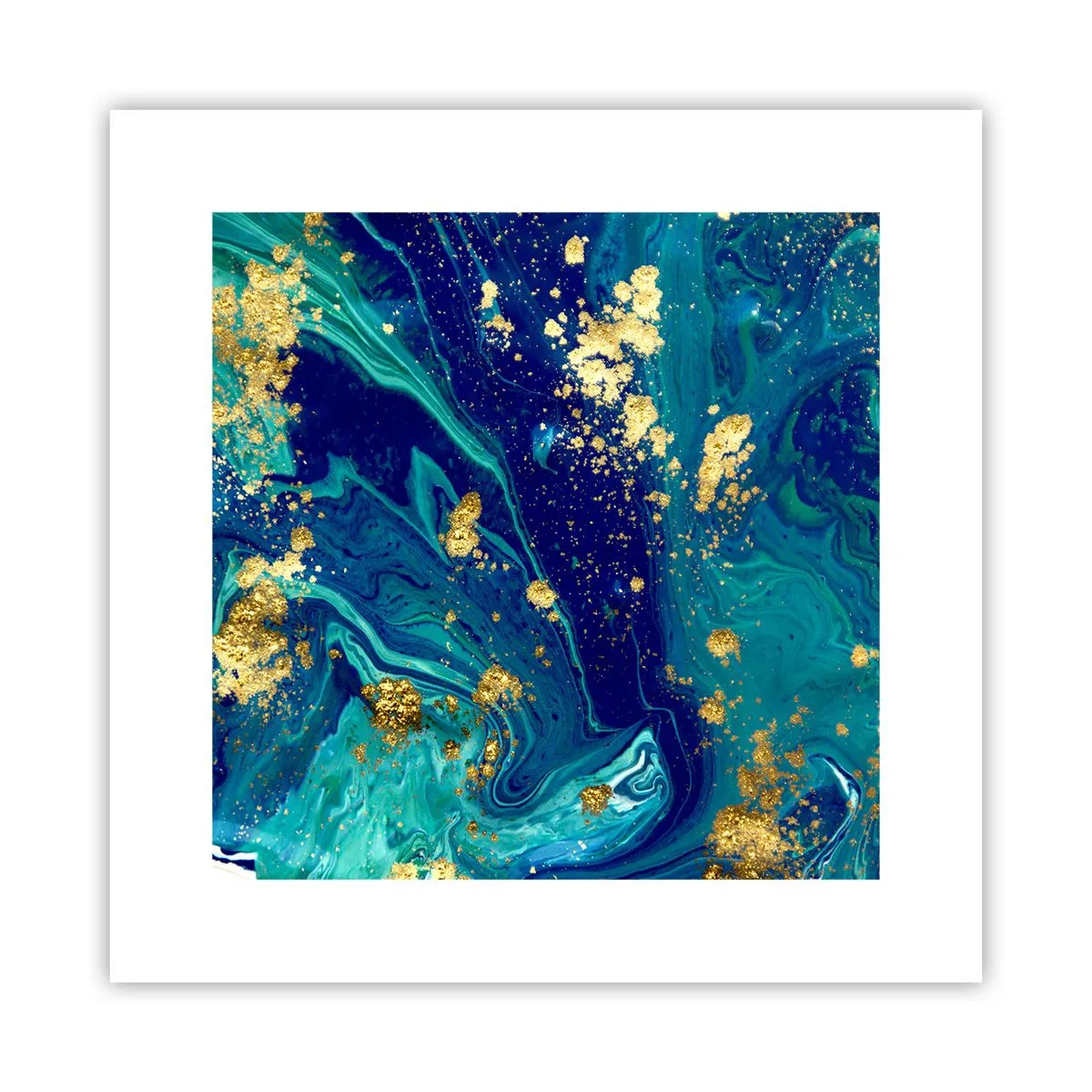 Poster - Die Blütenblätter der Sonne - 30x30 cm