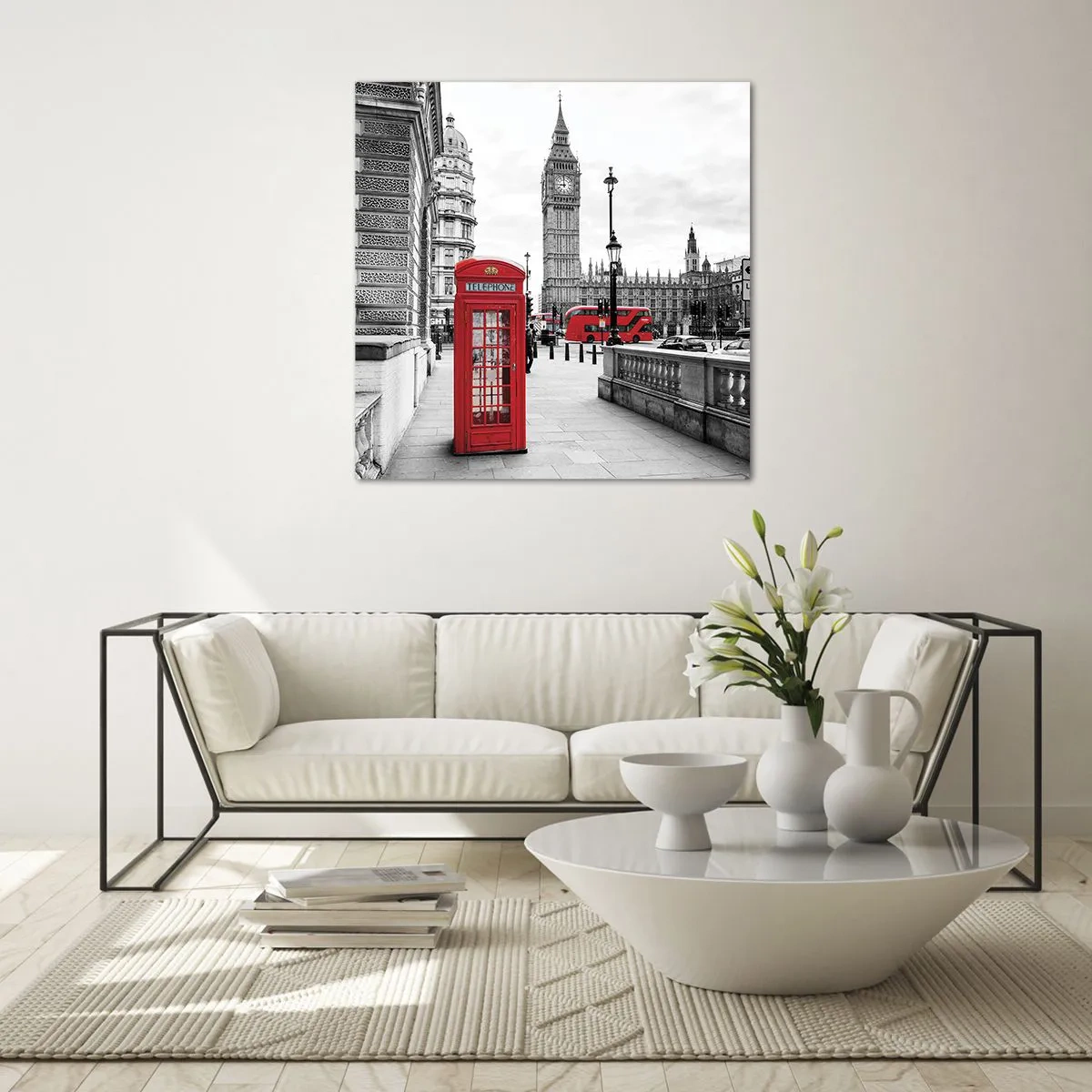 Glasbild - Bild auf glas - London, ohne Zweifel - 30x30 cm