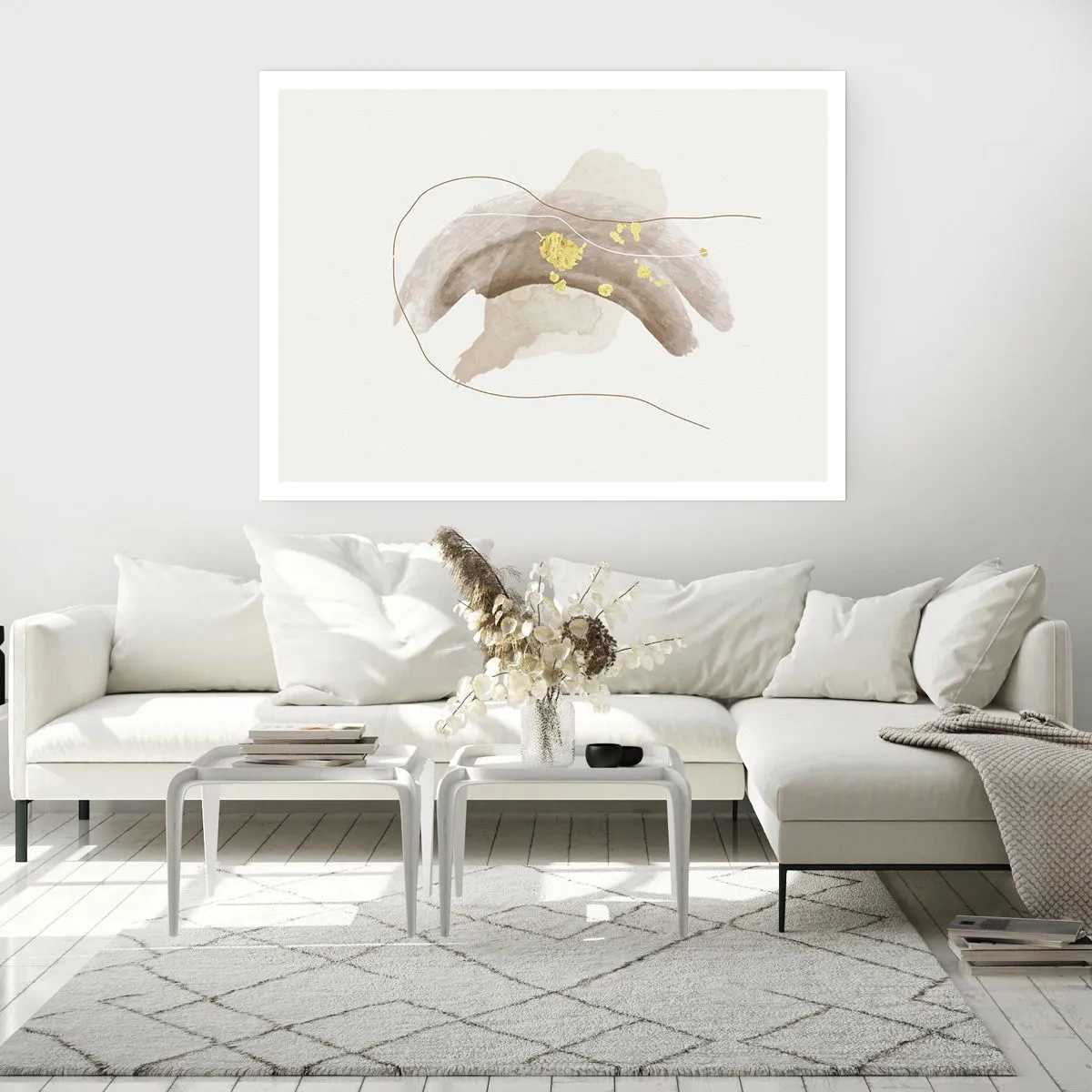 Poster - Im Weltraum begegnet - 50x40 cm