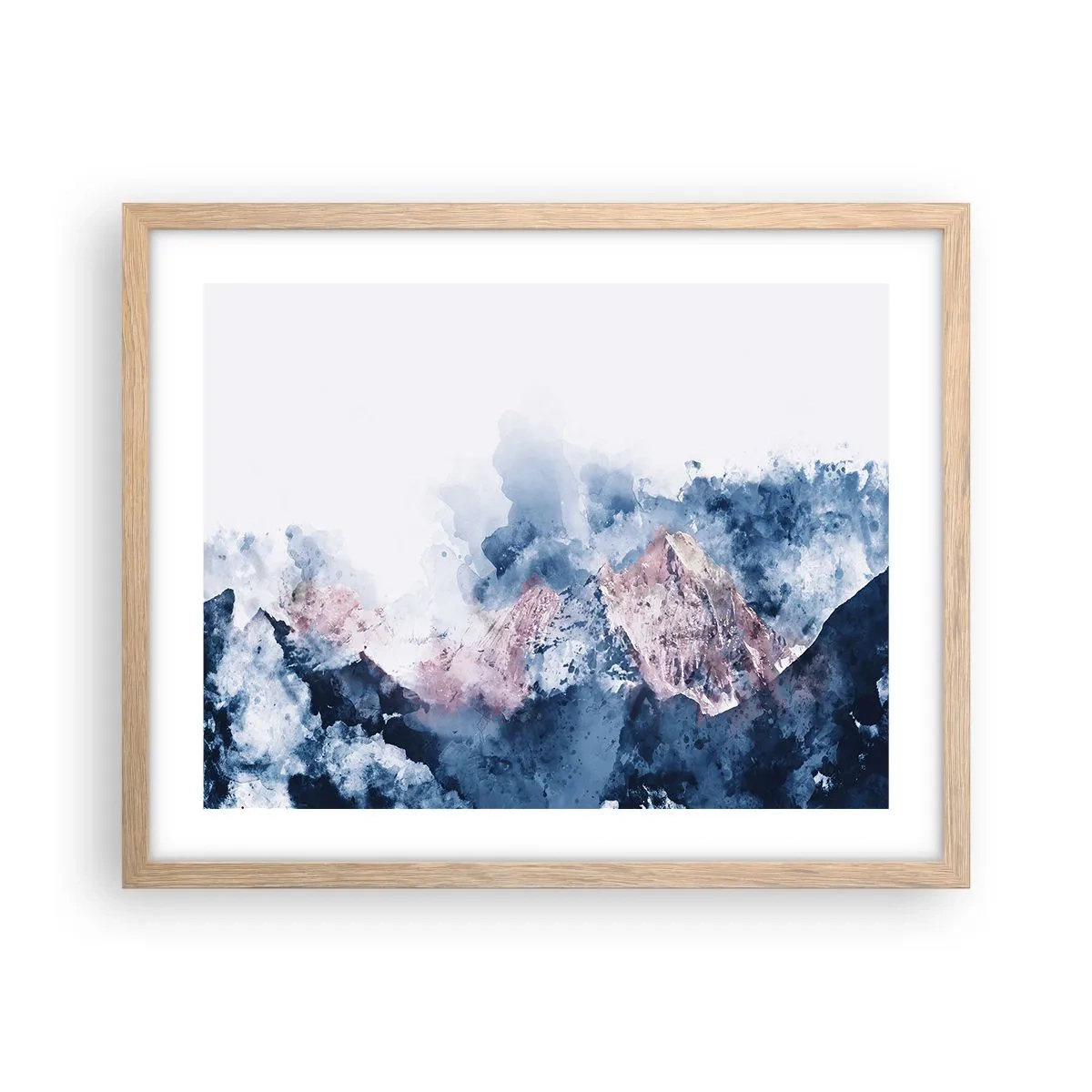 Poster in einem Rahmen aus heller Eiche - Das sind die Spitzen! - 50x40 cm