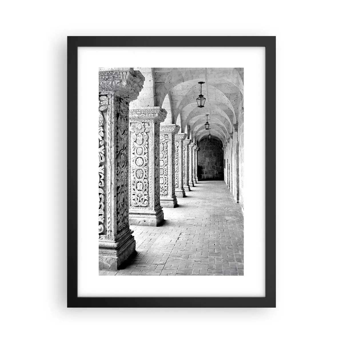 Poster in einem schwarzem Rahmen - Und wo geht’s hin...? - 30x40 cm