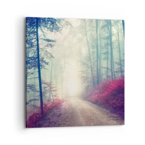 Bild auf Leinwand - Leinwandbild - Wie gut ist es, im Morgengrauen aufzustehen - 70x70 cm