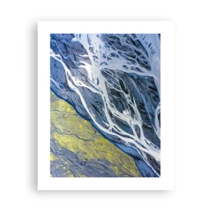 Poster - Felsmalereien der Natur - 40x50 cm