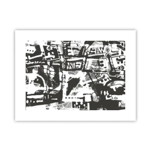 Poster - Ordnung oder Chaos? - 40x30 cm