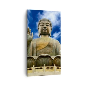 Bild auf Leinwand - Leinwandbild - Leben ohne Angst - 45x80 cm