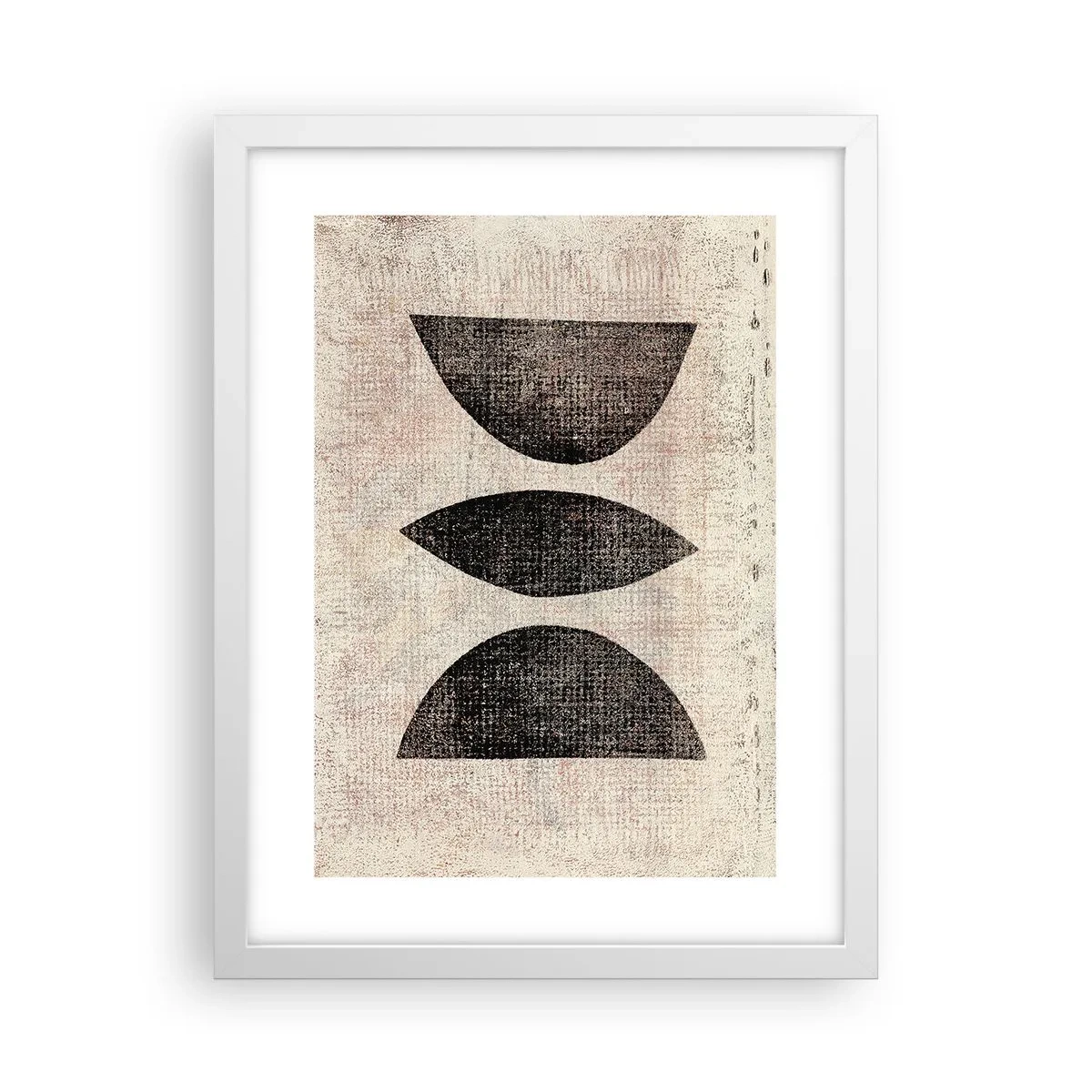 Poster in einem weißen Rahmen - Ethnische Abstraktion - 30x40 cm