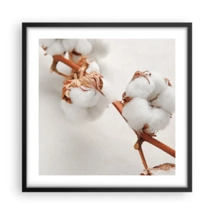 Poster in einem schwarzem Rahmen - Nur umarmen - 50x50 cm