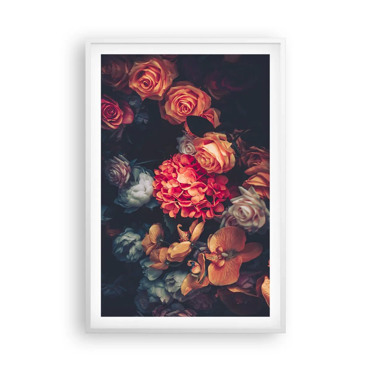 Poster in einem weißen Rahmen - Wie bei den holländischen Meistern - 61x91 cm