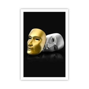 Poster - Das Leben ist wie ein Theater - 61x91 cm