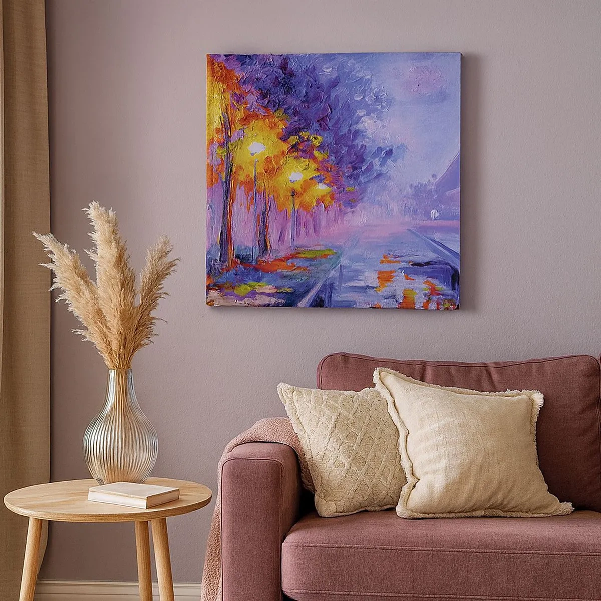 Bild auf Leinwand - Leinwandbild - Ein Traumspaziergang - 30x30 cm