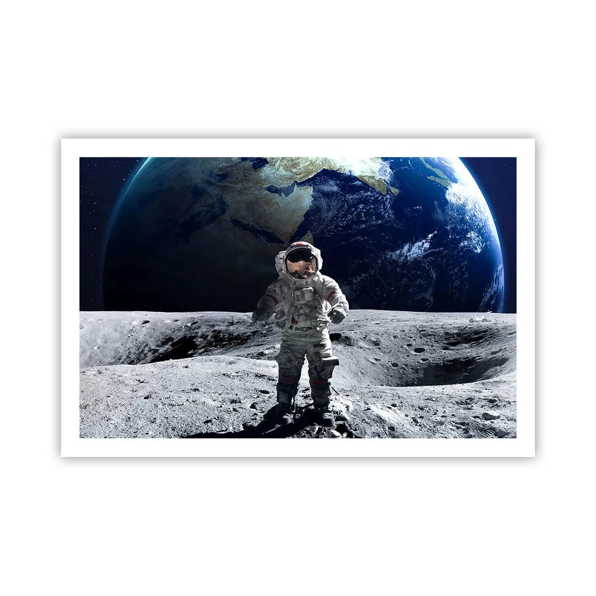 Poster - Grüße vom Mond - 91x61 cm