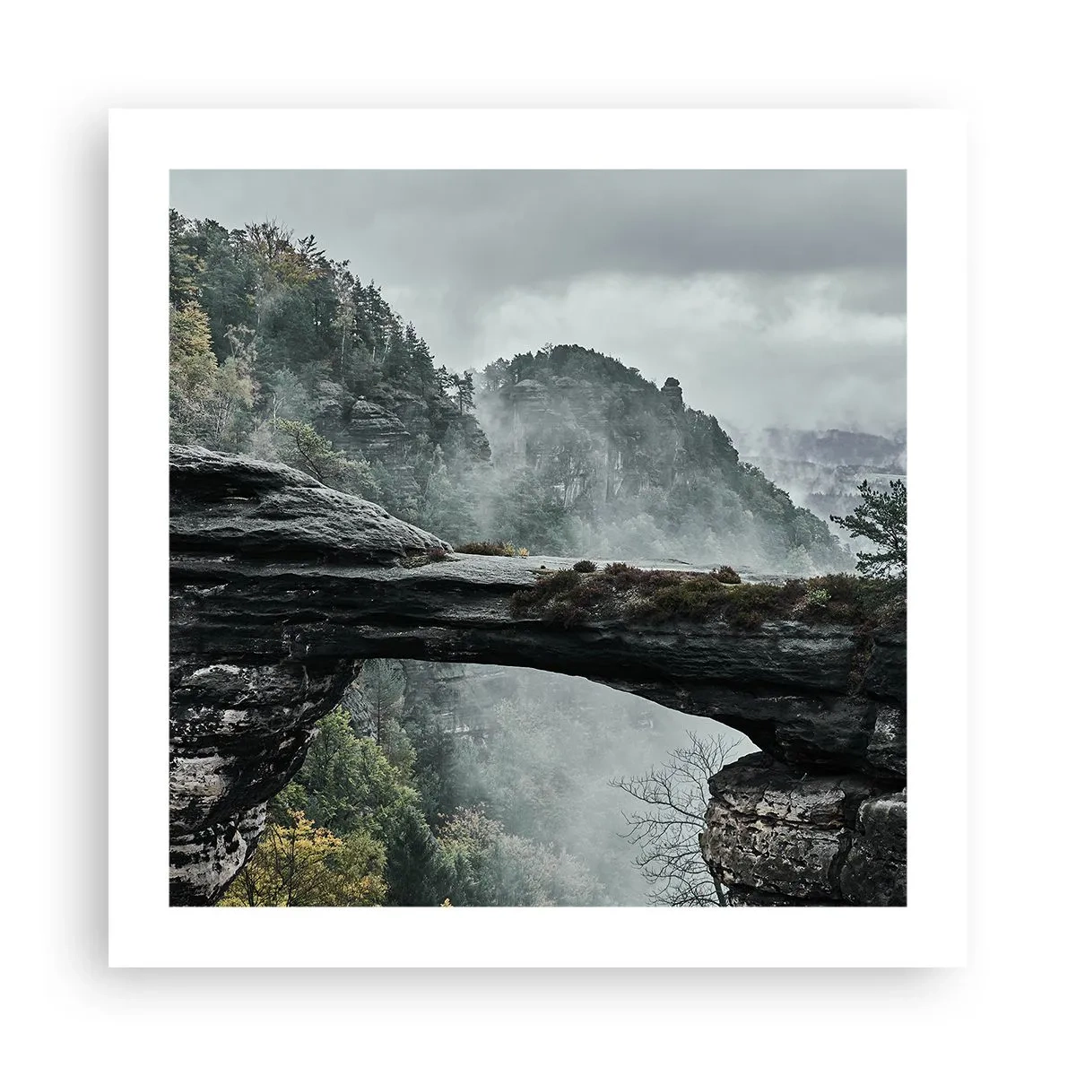 Poster - Abenteuer beginnt gleich - 50x50 cm