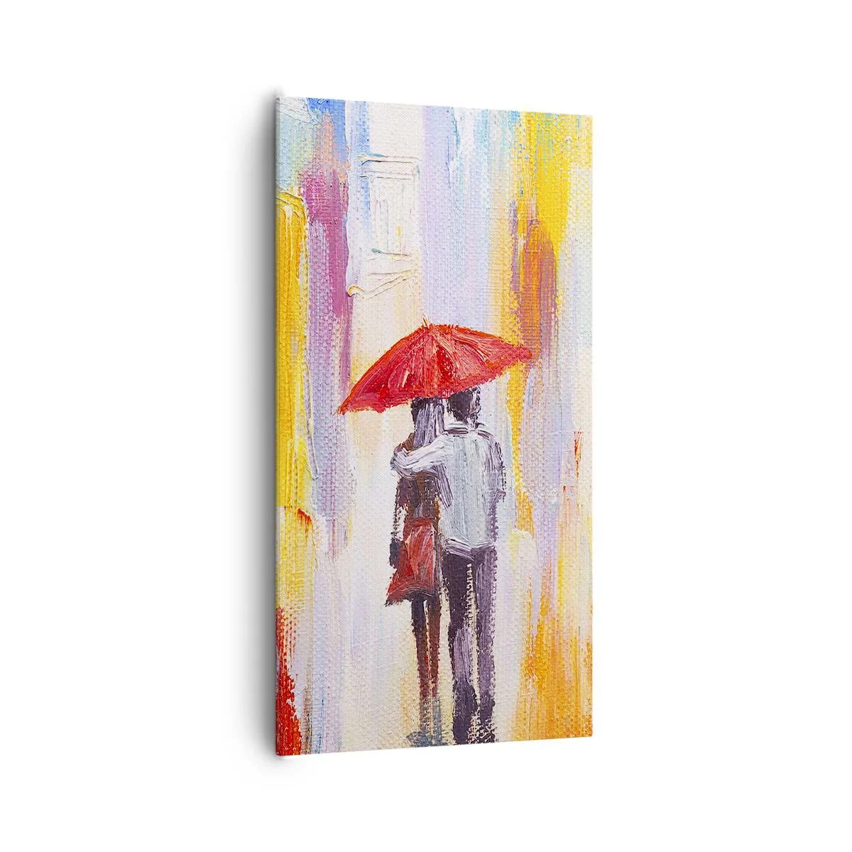 Bild auf Leinwand - Leinwandbild - Lass es weiter regnen - 65x120 cm