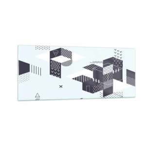 Glasbild - Bild auf glas - In der Seele eines Mathematikers - 100x40 cm