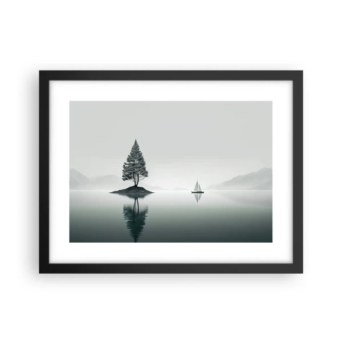 Poster in einem schwarzem Rahmen - Traum - 40x30 cm