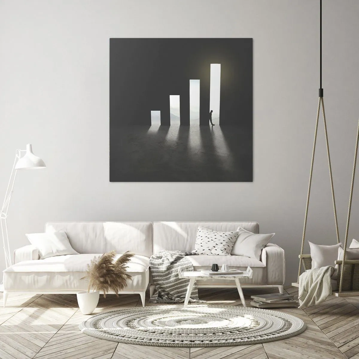 Bild auf Leinwand - Leinwandbild - Erfolg – Impression - 70x70 cm