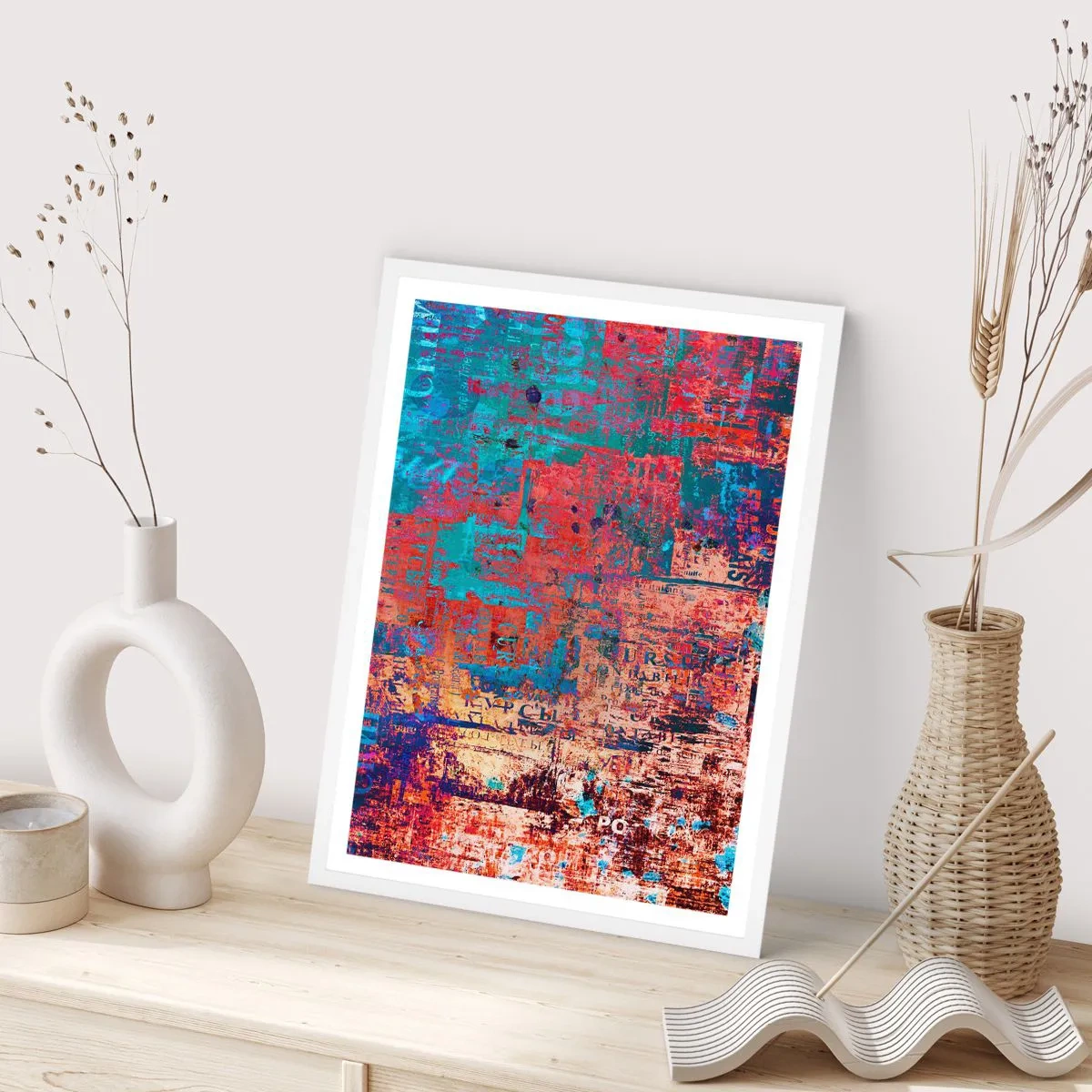 Poster in einem weißen Rahmen - Erinnerung und Vergessen - 30x40 cm