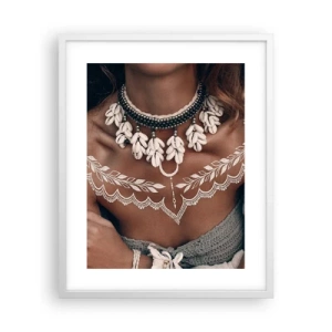 Poster in einem weißen Rahmen - Talismane, Rituale der Weiblichkeit - 40x50 cm