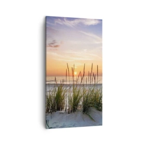 Bild auf Leinwand - Leinwandbild - Schau, denk, fühl - 45x80 cm