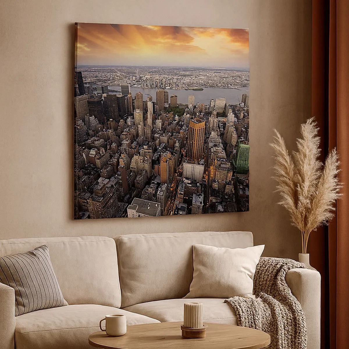 Bild auf Leinwand - Leinwandbild - Das schlagende Herz unserer Zeit - 30x30 cm