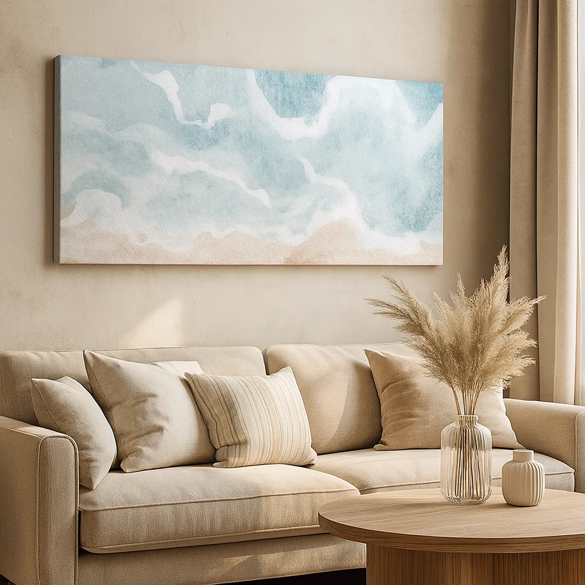 Bild auf Leinwand - Leinwandbild - Cloud-Abstraktion - 30x30 cm