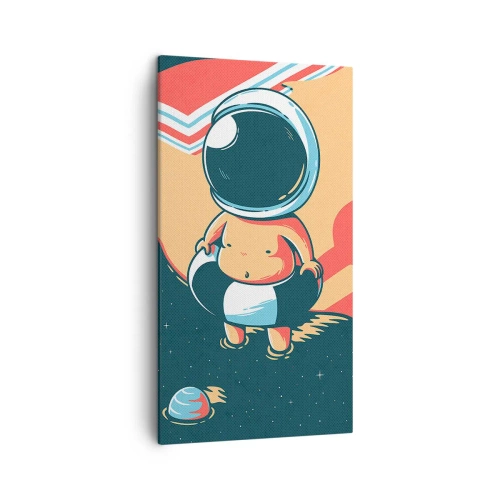 Bild auf Leinwand - Leinwandbild - Aus einer anderen Perspektive - 45x80 cm