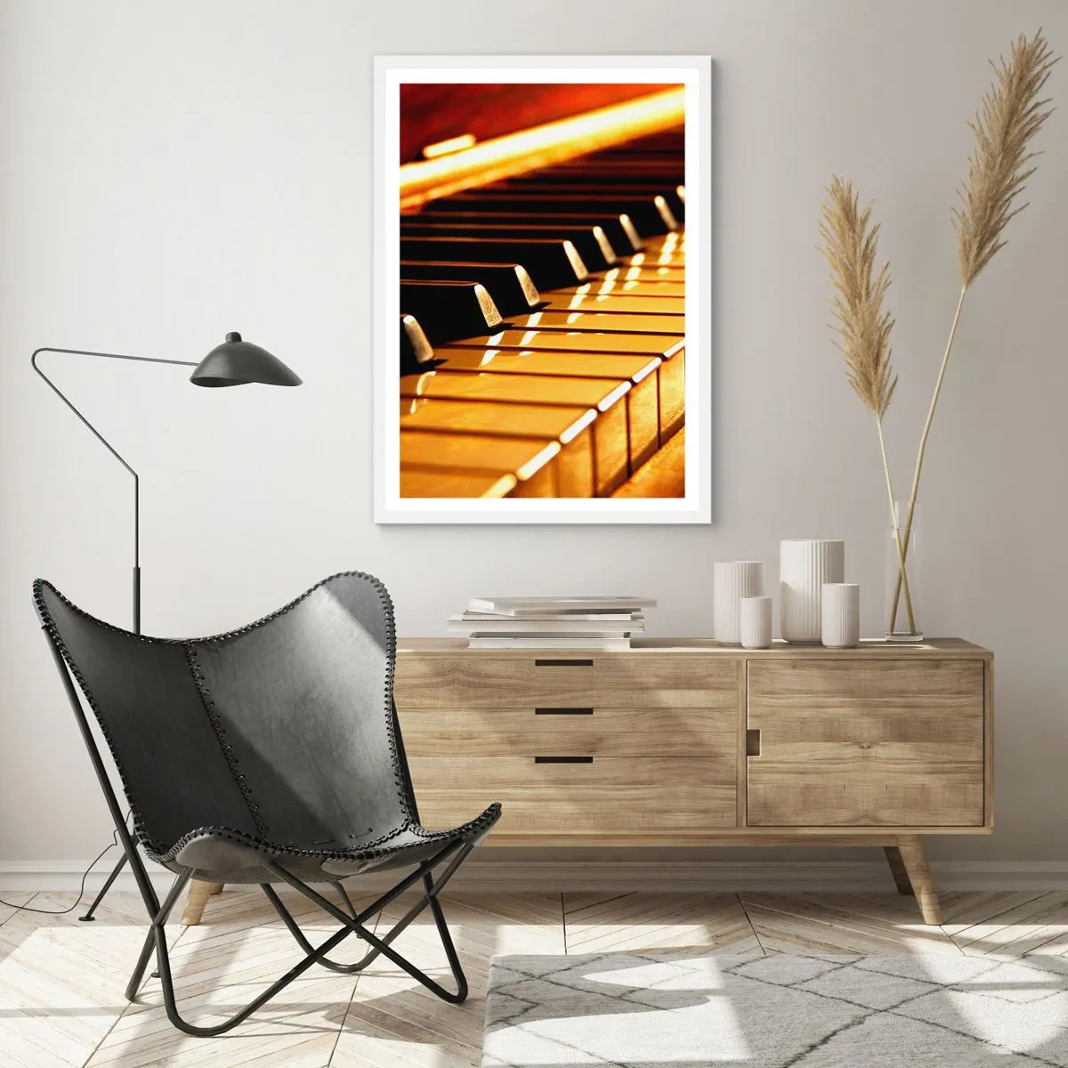 Poster in einem weißen Rahmen - Endlose Möglichkeiten - 30x40 cm