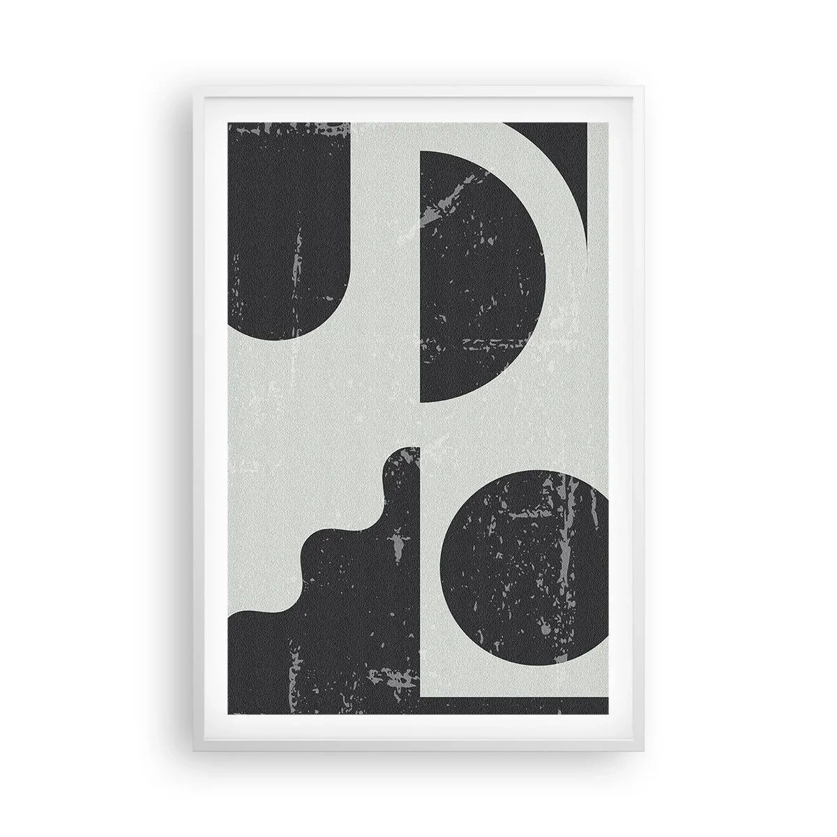 Poster in einem weißen Rahmen - Komposition oben und unten - 61x91 cm
