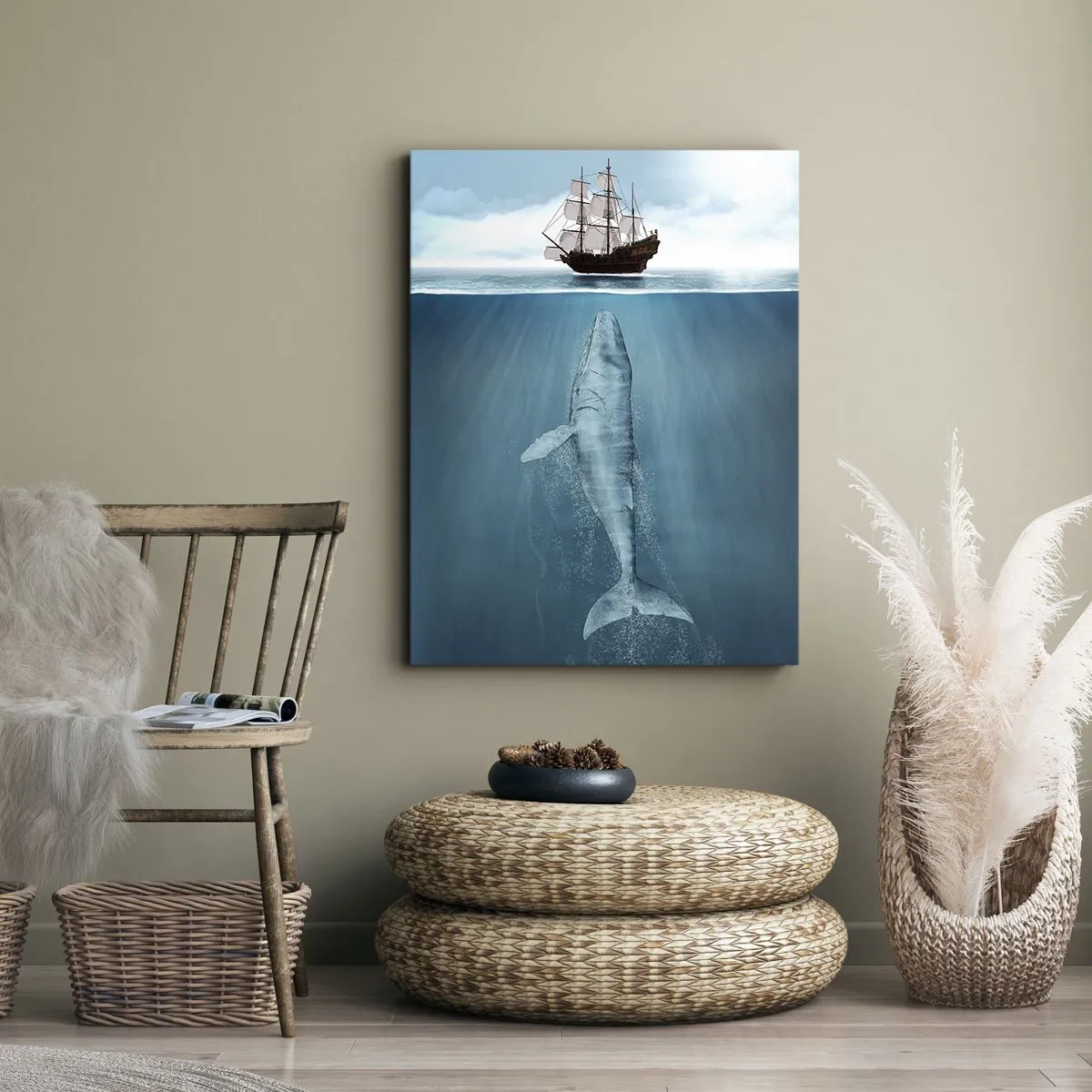 Bild auf Leinwand - Leinwandbild - Es ist besser, es nicht zu wissen - 45x80 cm