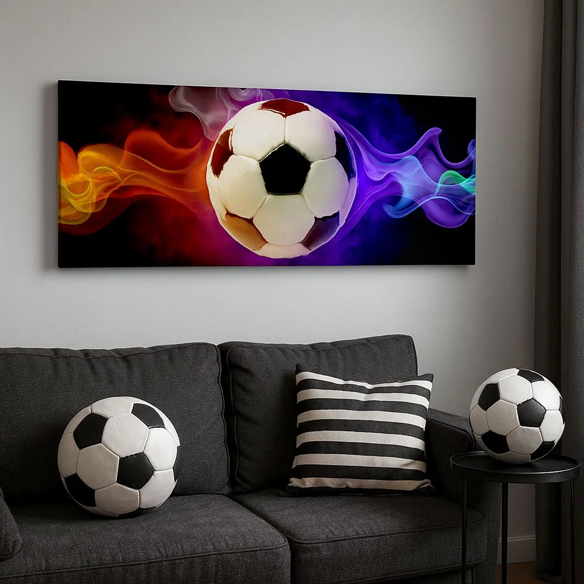 Bild auf Leinwand - Leinwandbild - Die magische Kraft des Spiels - 100x40 cm