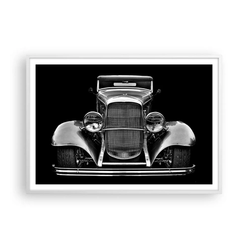 Poster in einem weißen Rahmen - Wahrer Gentleman - 100x70 cm