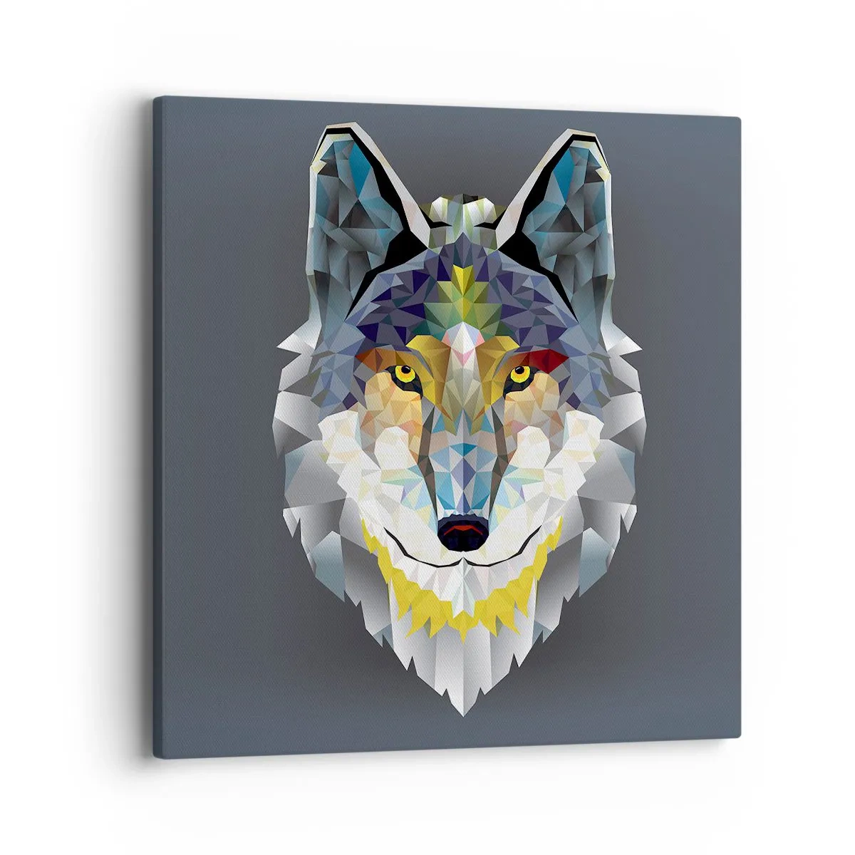 Bild auf Leinwand - Leinwandbild - Vom Teufel sprechen - 40x40 cm