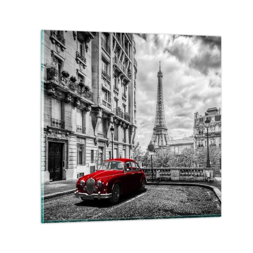 Glasbild - Bild auf glas - Raubtier in der Stadt - 30x30 cm