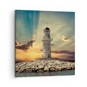 Bild auf Leinwand - Leinwandbild - Licht - Gut - Schönheit - 50x50 cm