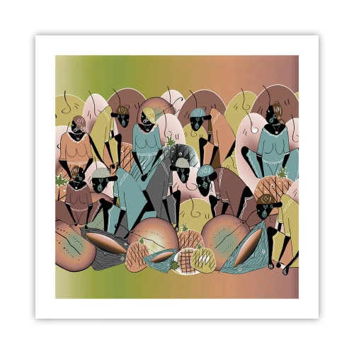 Poster - Ein toller Urlaub steht bevor - 50x50 cm