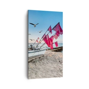 Bild auf Leinwand - Leinwandbild - Wohlverdiente Ruhe - 45x80 cm