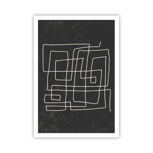 Poster - Nicht so einfach - 70x100 cm