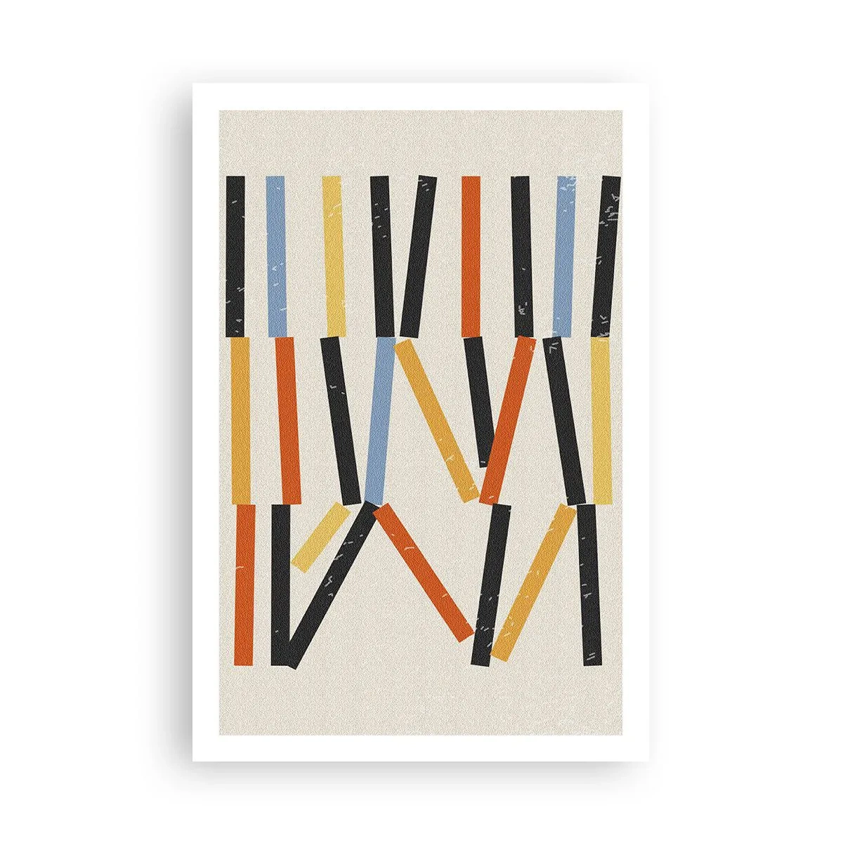 Poster - Komposition auf der Ebene - 61x91 cm