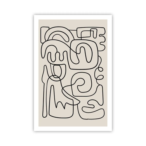 Poster - Folge der Spur - 61x91 cm