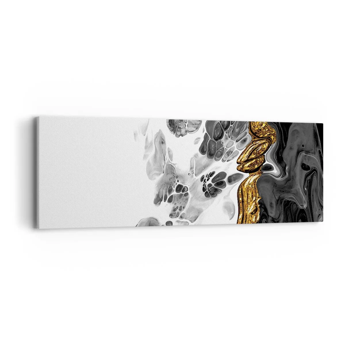 Bild auf Leinwand - Leinwandbild - Organische Komposition - 90x30 cm