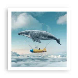 Poster - Warum nicht? - 60x60 cm