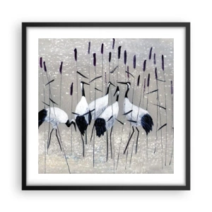 Poster in einem schwarzem Rahmen - Unter ihren eigenen - 50x50 cm