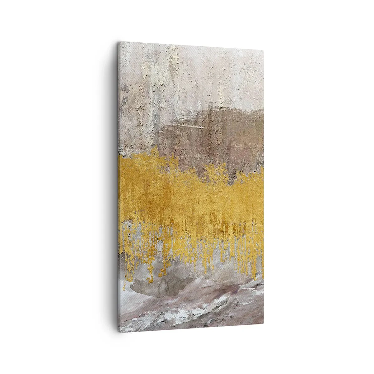 Bild auf Leinwand - Leinwandbild - Goldene Explosion - 45x80 cm